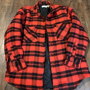 Vintage the men's store by sears buffalo print button up jacket size medium